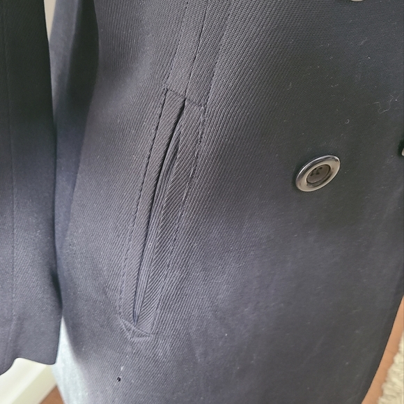 Navy Pea Style Coat - Picture 9 of 15